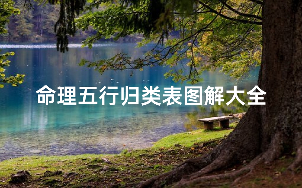 命理五行归类表图解大全(八卦对应五行)