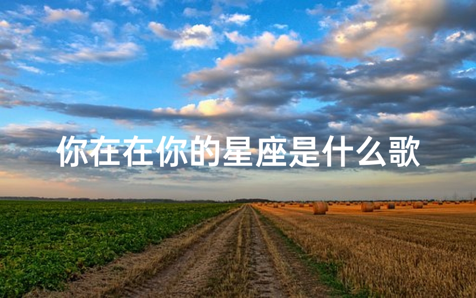 你在在你的星座是什么歌(你是什么星座是什么歌)