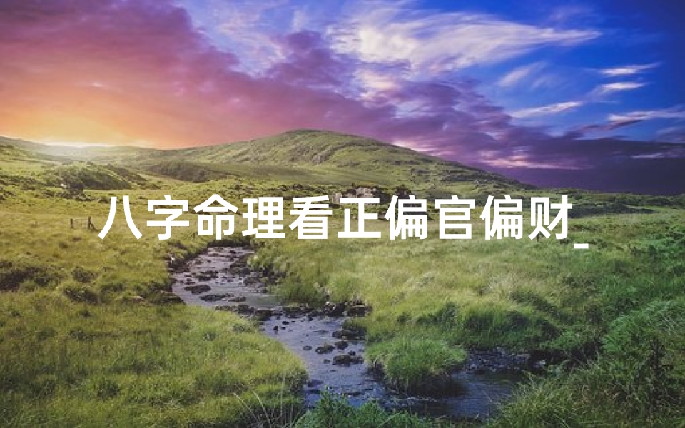 八字命理看正偏官偏财_八字正官偏官