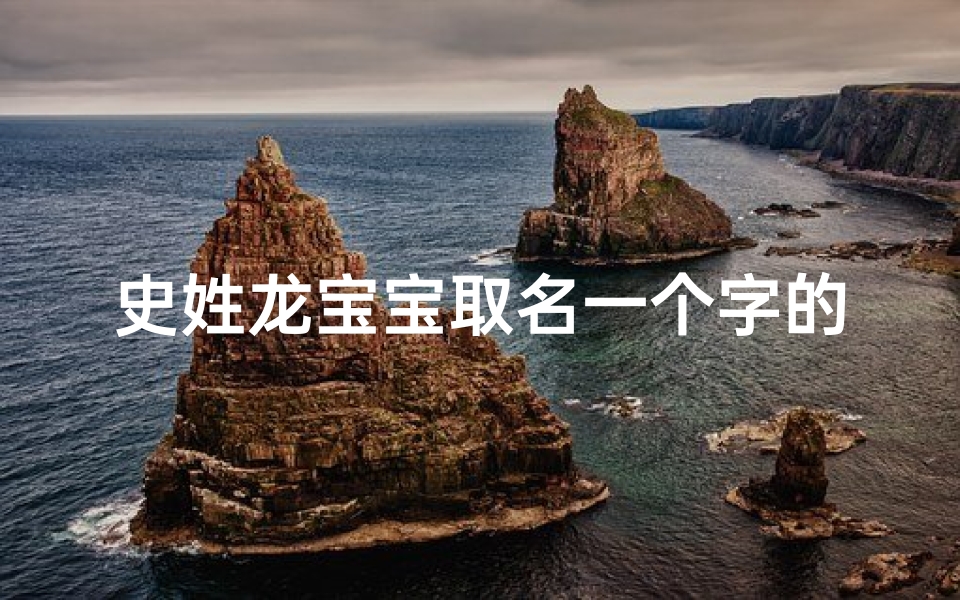 史姓龙宝宝取名一个字的名字