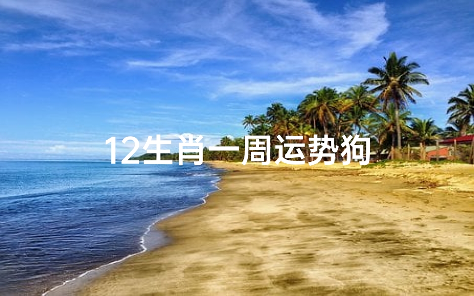 12生肖一周运势狗
