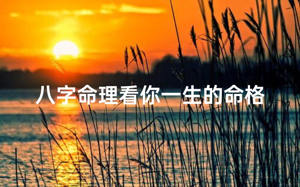八字命理看你一生的命格怎么看、八字命理揭秘:洞悉一生命格运势