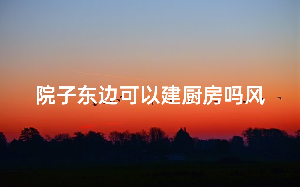 院子东边可以建厨房吗风水;自己家的院子东边高好不好?