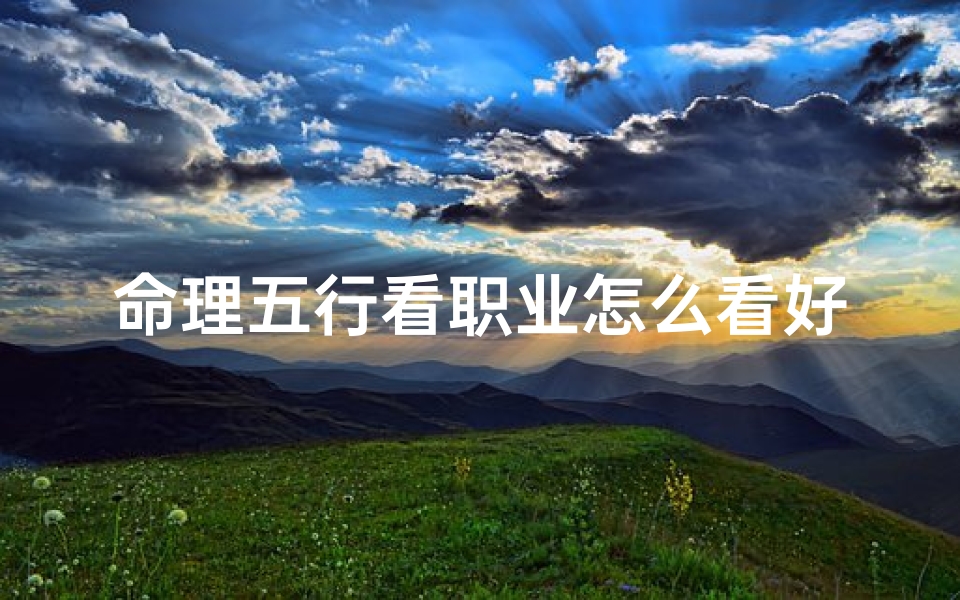 命理五行看职业怎么看好坏(命理学中如何分析命局的好坏对仕途都有哪些影响)