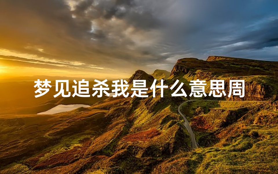 梦见追杀我是什么意思周公解梦(梦见有人拿刀追杀我是什么征兆)