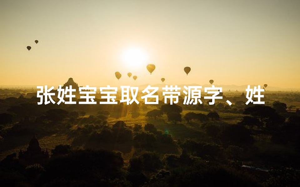 张姓宝宝取名带源字、姓张的宝宝取名字