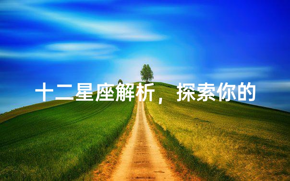 十二星座解析,探索你的性格与命运