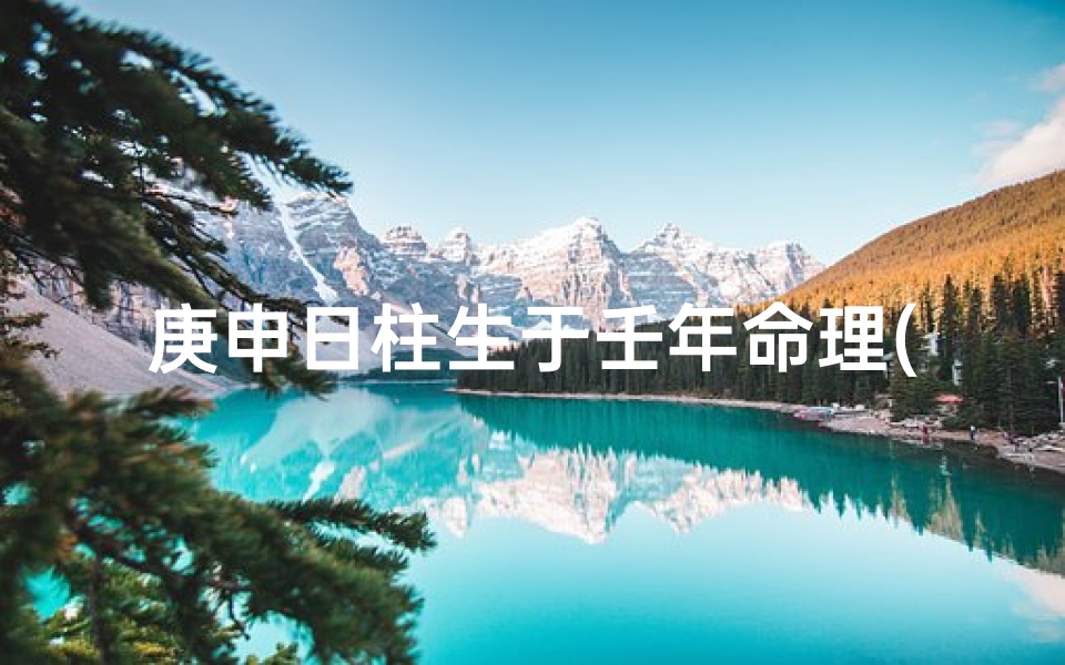 庚申日柱生于壬年命理(日柱论命 庚申日柱详细解读)
