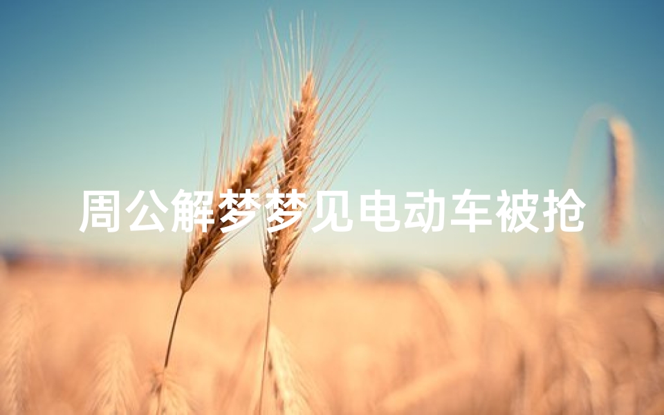 周公解梦梦见电动车被抢(梦见电动车被人偷走的预兆)