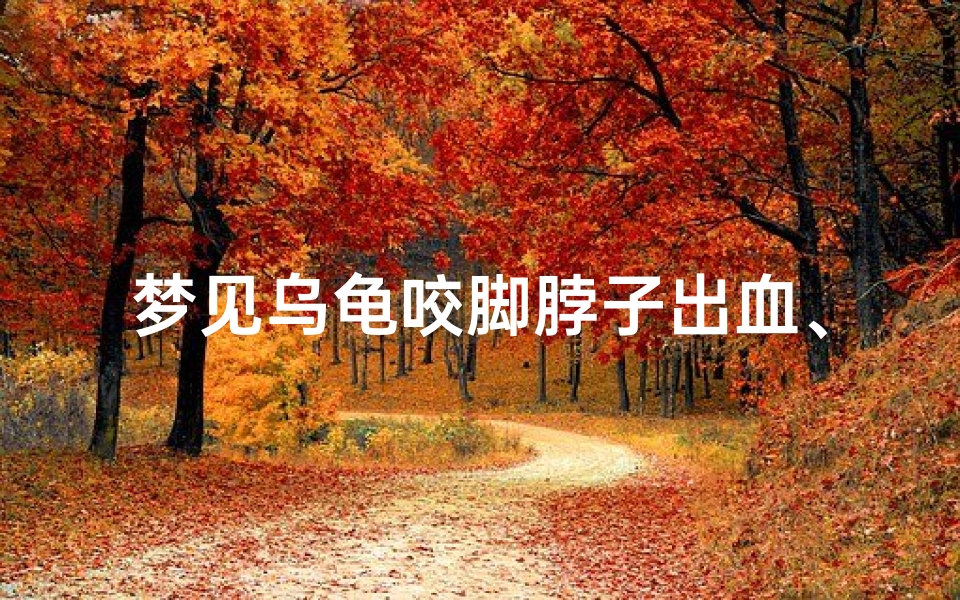 梦见乌龟咬脚脖子出血、梦见乌龟咬脚脖子出血了