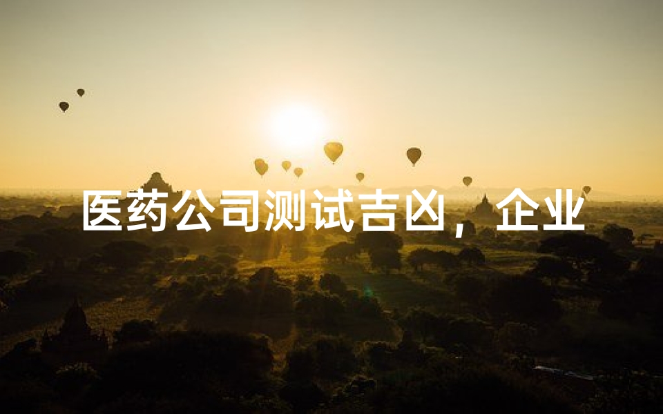 医药公司测试吉凶,企业运势预测的科学方法