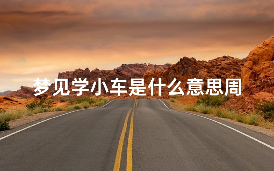 梦见学小车是什么意思周公解梦(女人梦见学开车是什么意思)