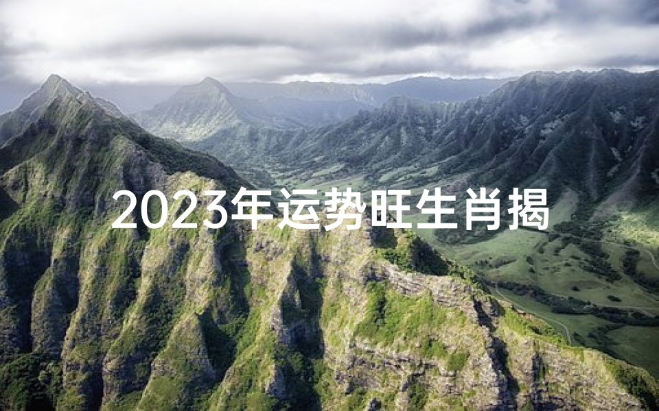 2023年运势旺生肖揭秘:财运亨通,福星高照