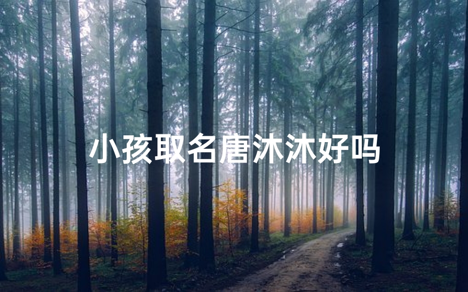 小孩取名唐沐沐好吗