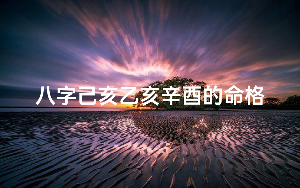 八字己亥乙亥辛酉的命格—八字己亥乙亥辛酉:揭秘独特命格的人生奥秘