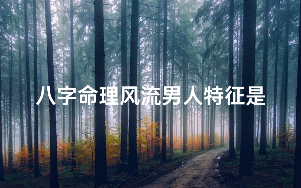 八字命理风流男人特征是什么;八字命理揭秘:风流男人的八大特征