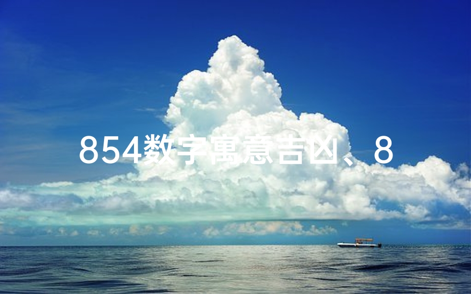 854数字寓意吉凶、859数字寓意