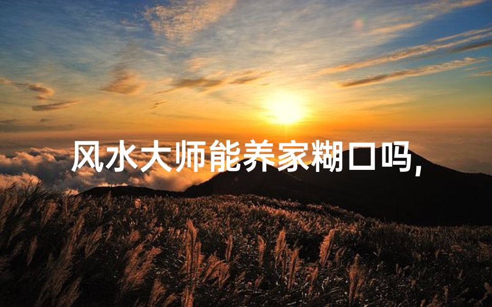 风水大师能养家糊口吗,风水大师养家糊口可行吗?揭秘职业生存之道