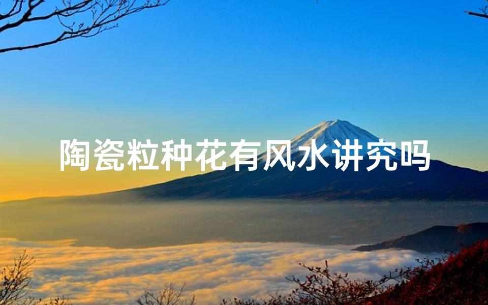 陶瓷粒种花有风水讲究吗—陶瓷粒种花风水讲究多,摆放有门道