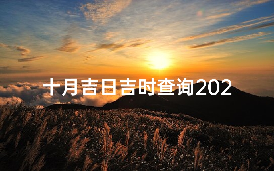 十月吉日吉时查询2025年结婚(10月份结婚黄道吉日一览表)