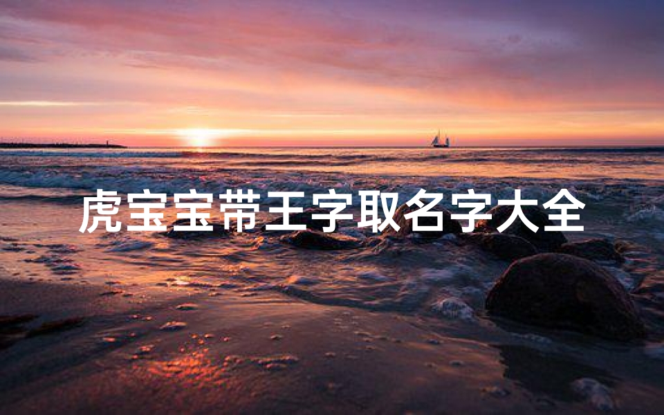 虎宝宝带王字取名字大全(王字旁的字男孩取名属虎830个,王字旁男宝名字大全)