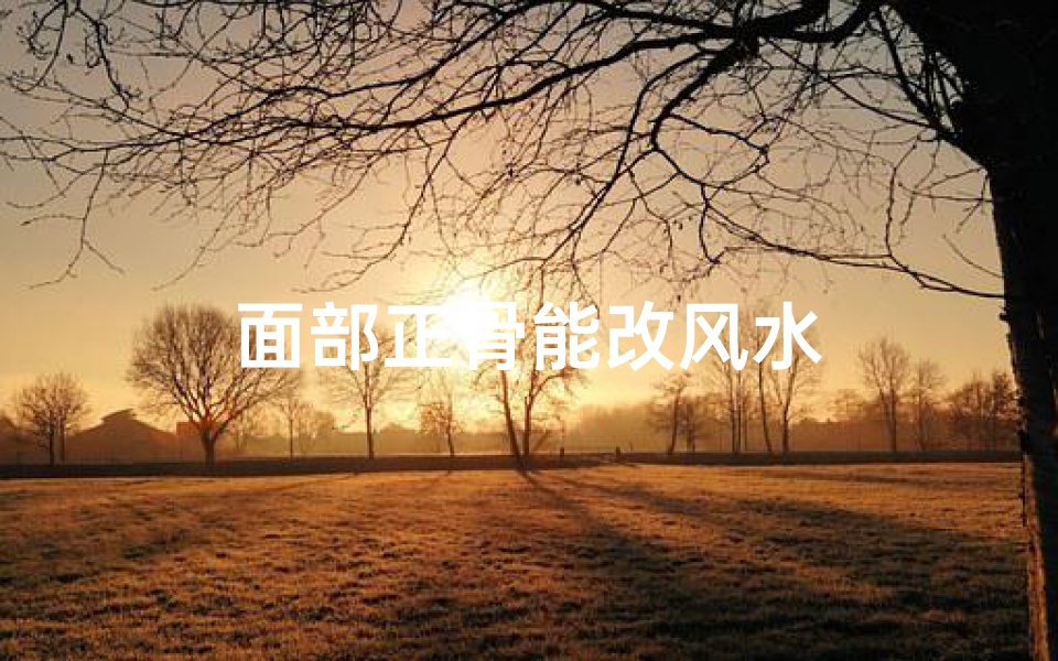 面部正骨能改风水