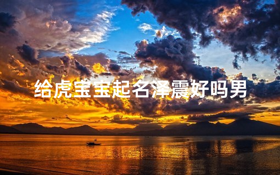 给虎宝宝起名泽震好吗男孩(属虎人又吉利又旺财名字男孩这样取福气满满好运连连 )