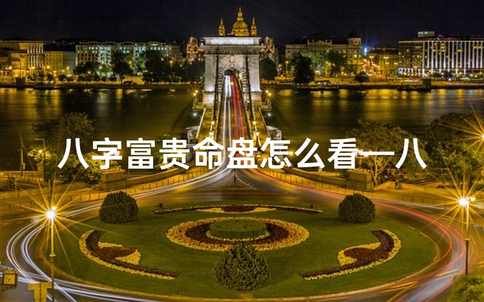 八字富贵命盘怎么看—八字富贵命盘揭秘:如何解读你的财运人生