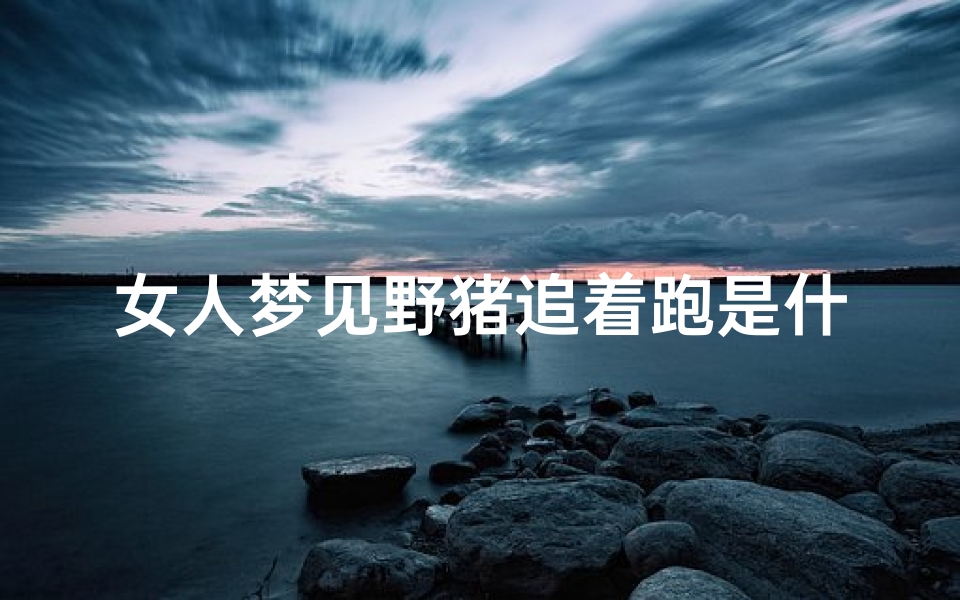女人梦见野猪追着跑是什么预兆(女人梦到野猪追赶)