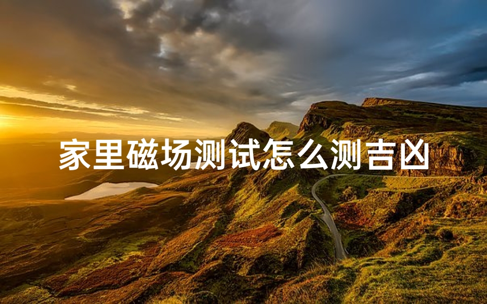 家里磁场测试怎么测吉凶(罗盘是如何测风水吉凶的 )