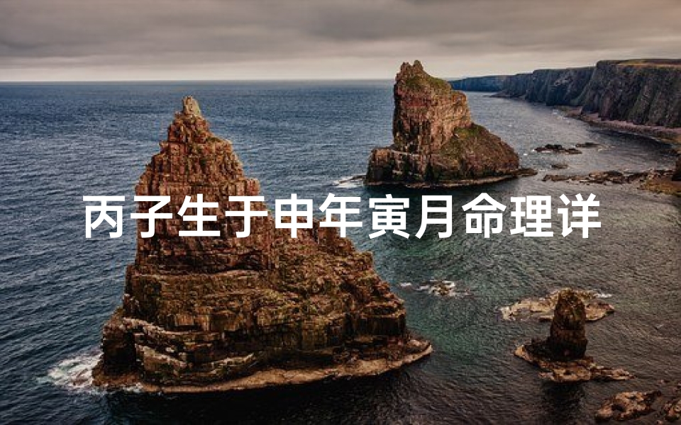 丙子生于申年寅月命理详解(八字中行凶受刑罚,自身孤怜什么意思)