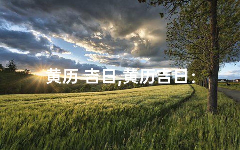 黄历 吉日,黄历吉日:宜嫁娶,财运亨通,万事如意