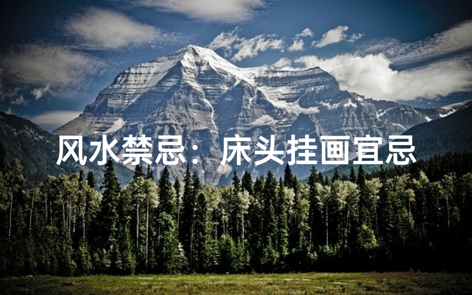 风水禁忌:床头挂画宜忌解析