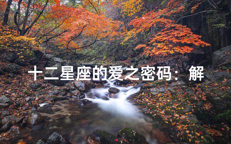 十二星座的爱之密码:解锁你心中的真挚情感