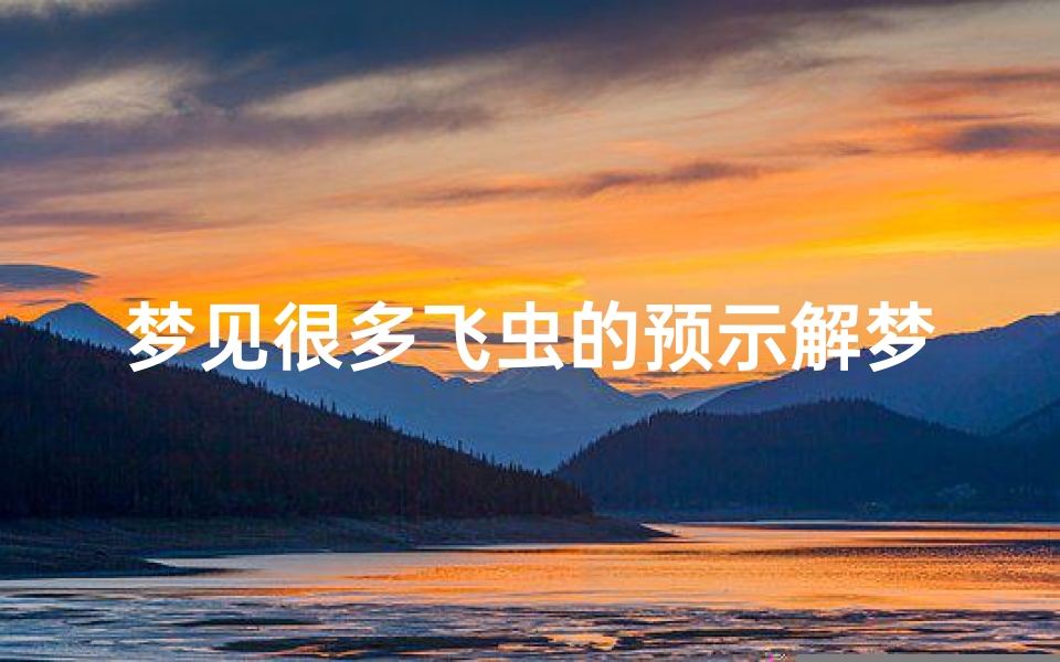 梦见很多飞虫的预示解梦;梦见好多飞虫子
