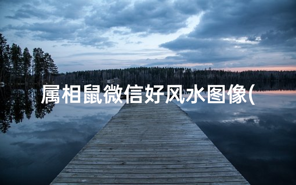属相鼠微信好风水图像(微信头像也有风水禁忌,你一定要明白,别乱用 )