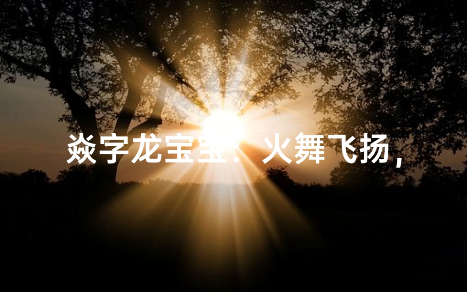 焱字龙宝宝:火舞飞扬,龙腾四海之名诞生