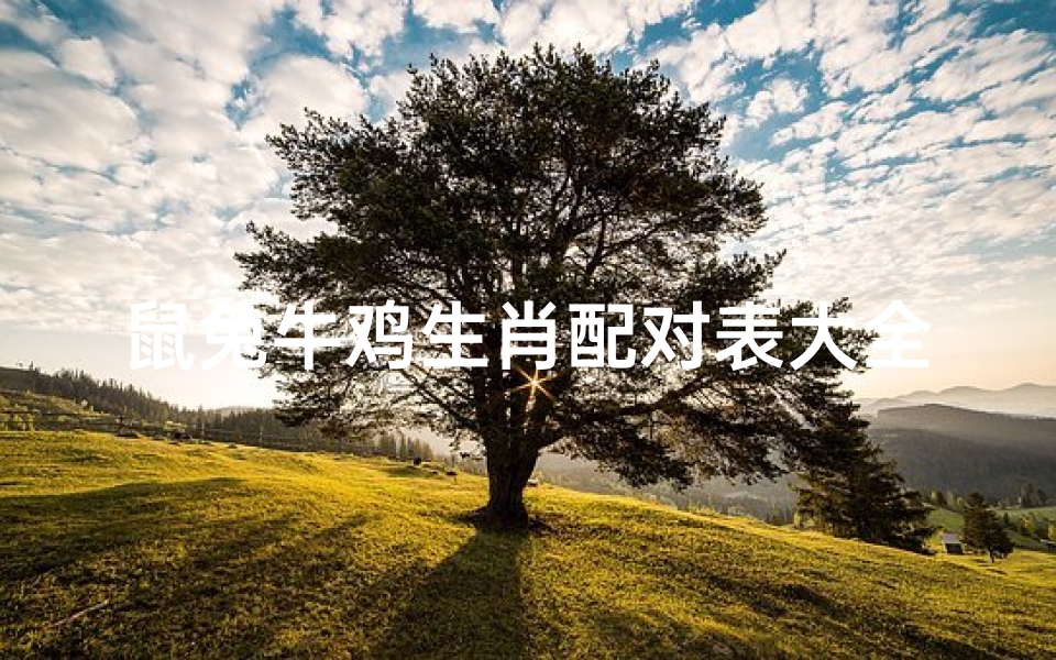 鼠兔牛鸡生肖配对表大全(属鼠的婚配属相)