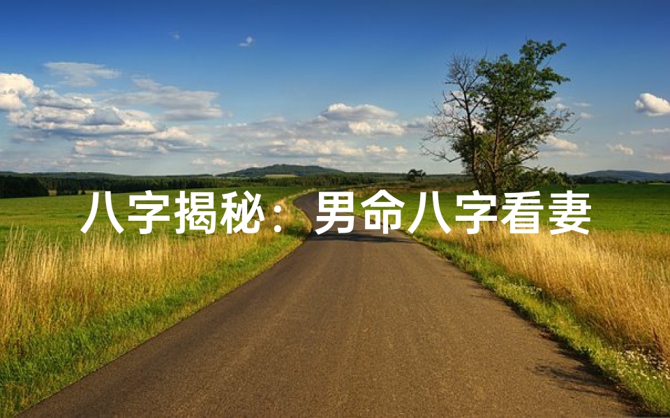 八字揭秘:男命八字看妻子命运与性格