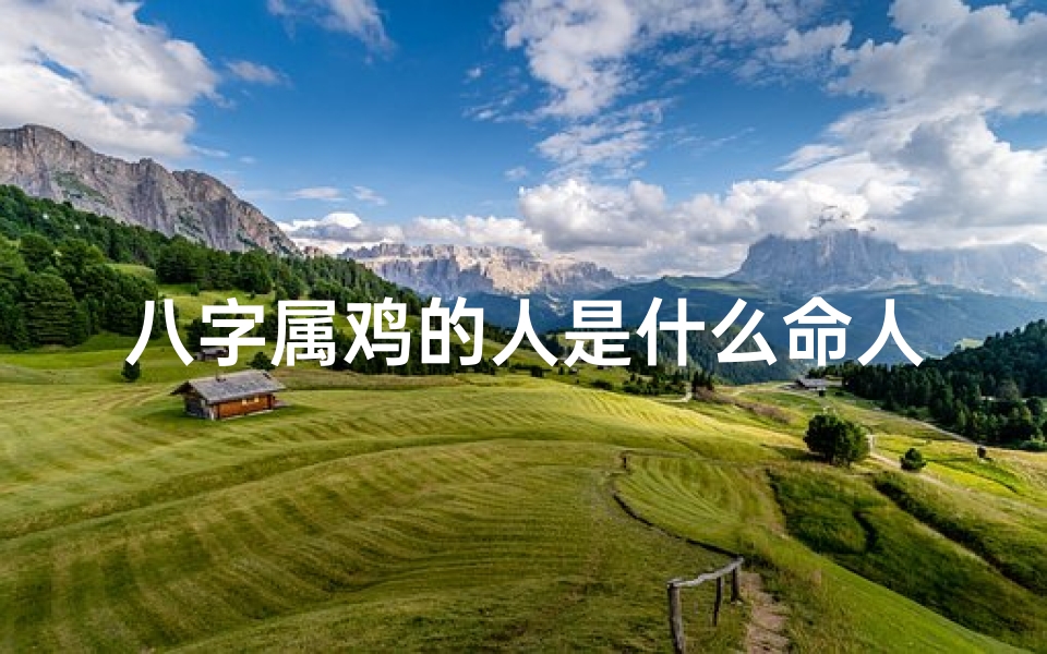 八字属鸡的人是什么命人(《揭秘八字属鸡之人命运之谜》)