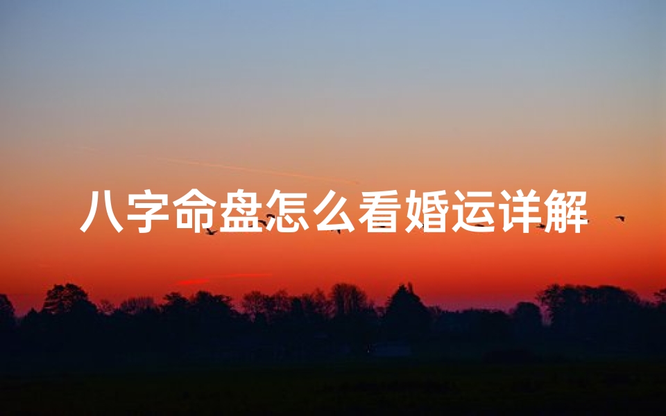 八字命盘怎么看婚运详解视频,八字命盘揭秘:精准解读婚运走势-东贵算卦网