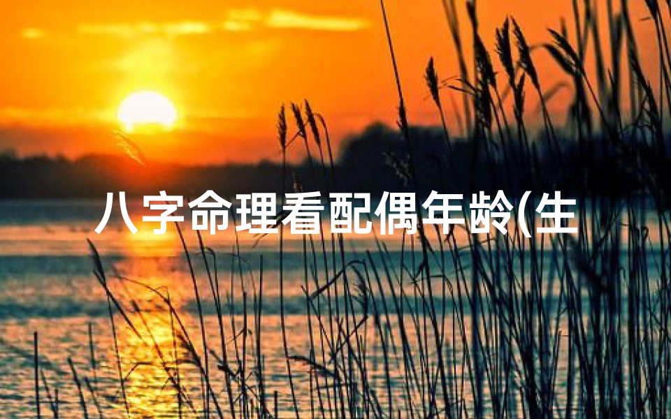 八字命理看配偶年龄(生辰八字看配偶年龄)