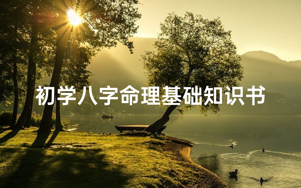 初学八字命理基础知识书籍(韦千里的命理书籍)
