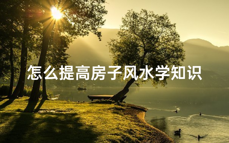 怎么提高房子风水学知识(房子风水不好怎么办学会这几招就能搞定了)