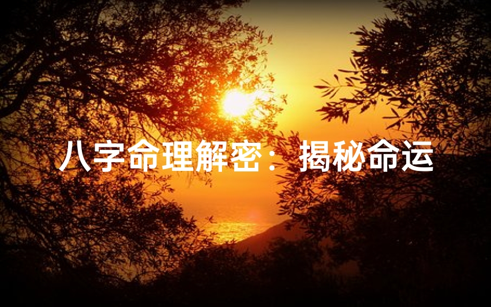 八字命理解密:揭秘命运之谜