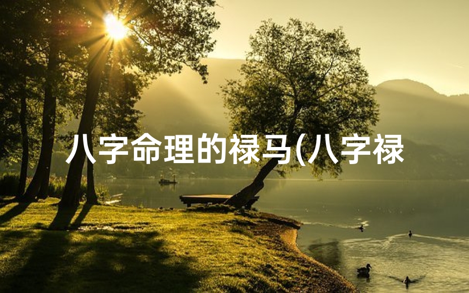 八字命理的禄马(八字禄马祥解运势详解大全宝典)