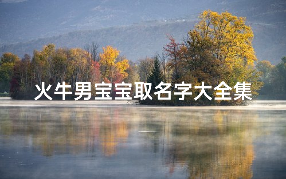 火牛男宝宝取名字大全集(牛宝宝名字起什么好)