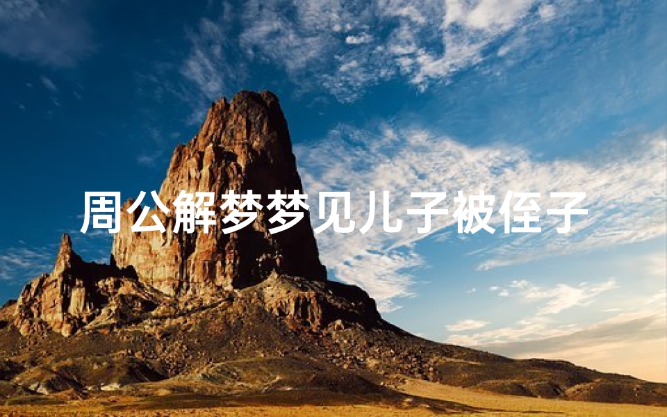 周公解梦梦见儿子被侄子骂(梦见侄子是自己的儿子的预兆)