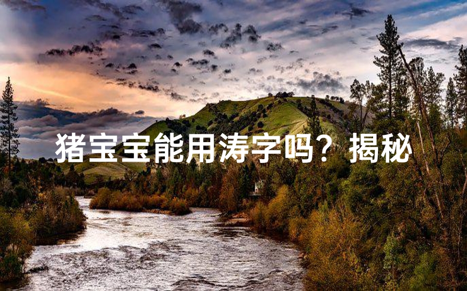 猪宝宝能用涛字吗？揭秘独特取名之道