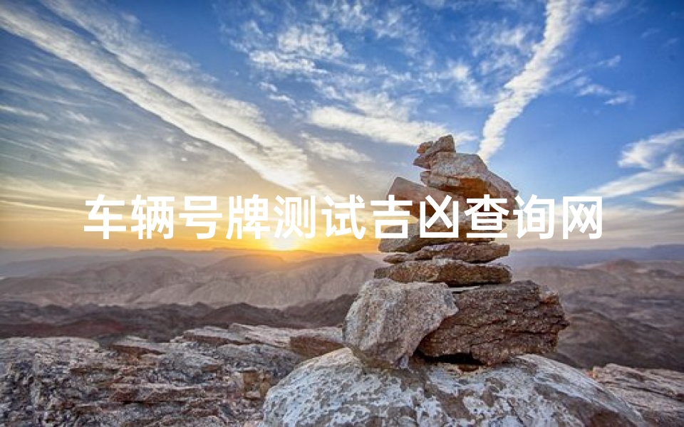 车辆号牌测试吉凶查询网(车牌号码测吉凶最灵)